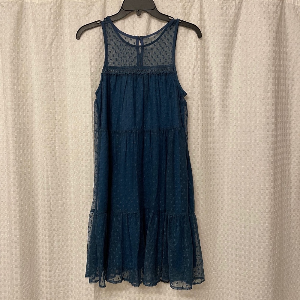 Francesca's Miami Teal Blue Dress XS